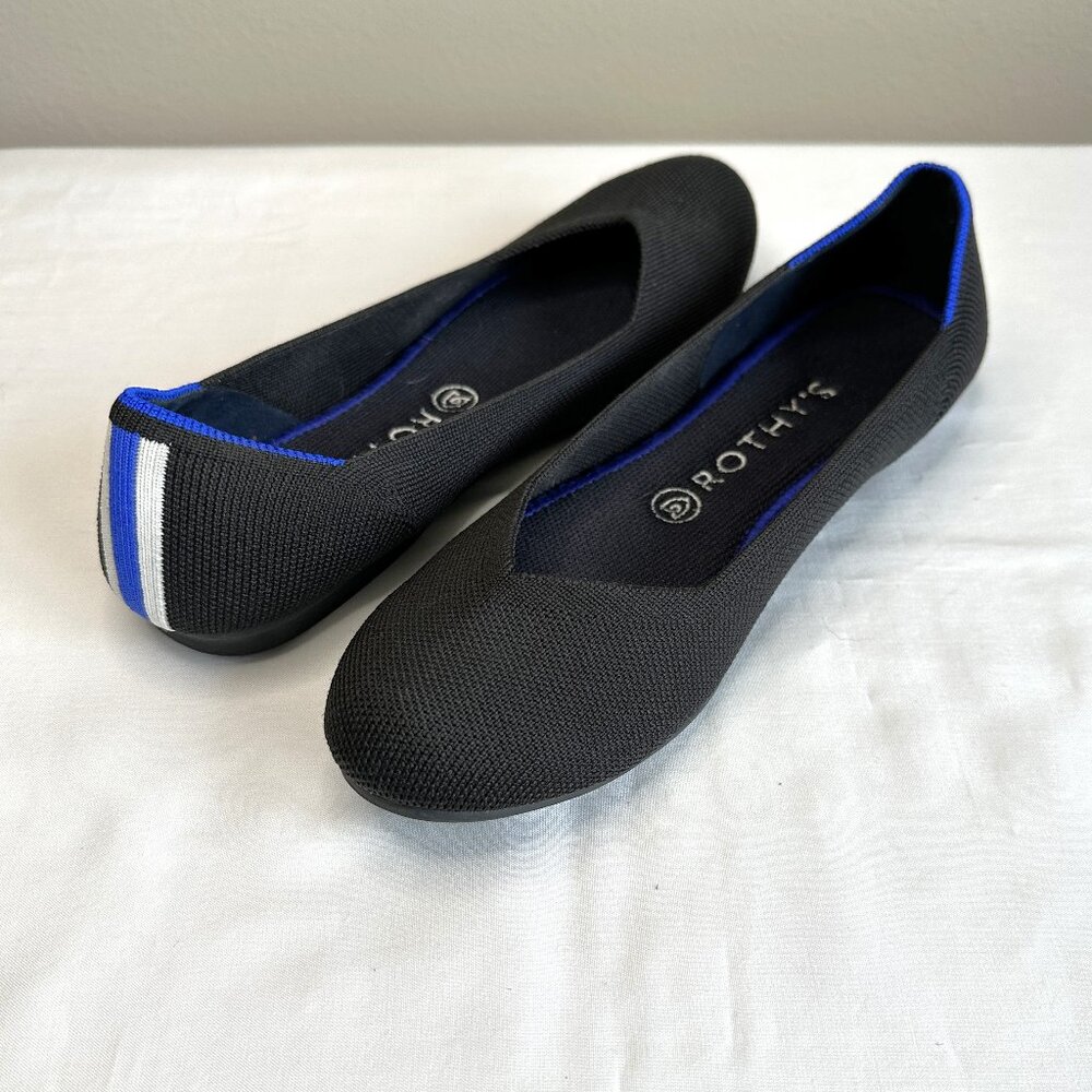 Rothy's Rounded Toe Classic Flat in Black, Size 9 - Picture 13 of 13